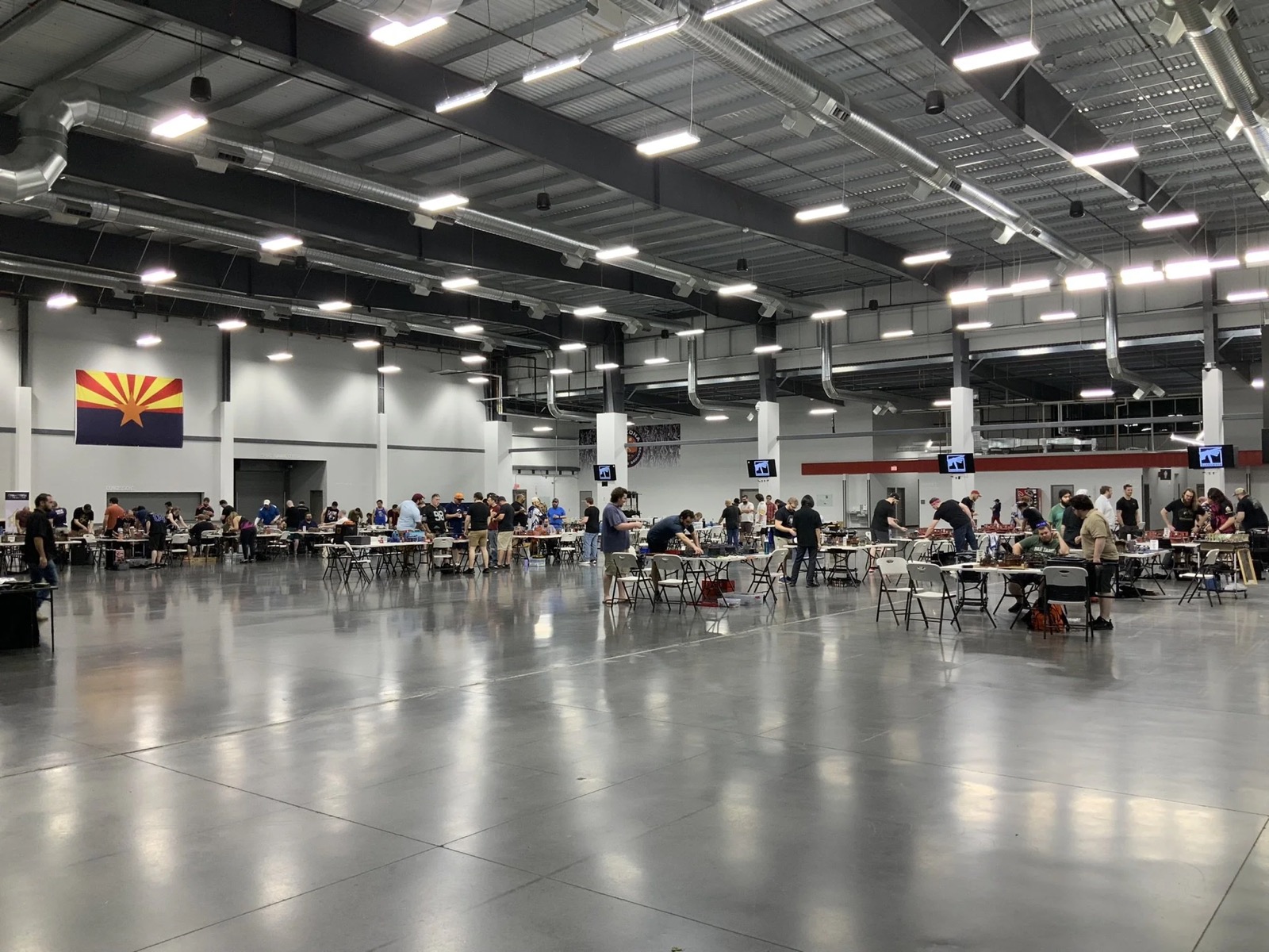 The Smite Club Open 2024 tournament hall during play